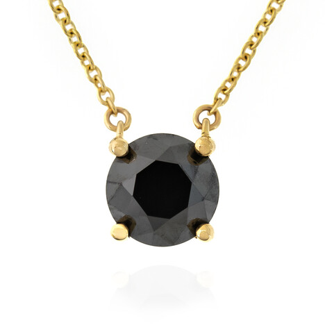 Collar en oro con Diamante negro (de Melo)