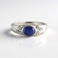 Bague en argent et Tanzanite