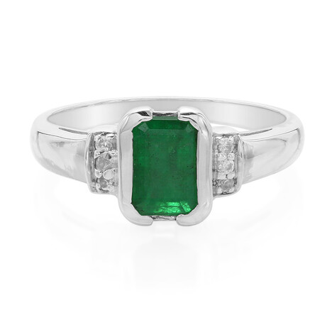 Bahia-Smaragd-Silberring