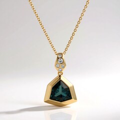 Collana in oro con Topazio Blu Londra (CIRARI)