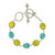 Ouro Verde Quartz Silver Bracelet (Dallas Prince Designs)