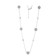 Collier en argent et Zircon (Adela Silber)