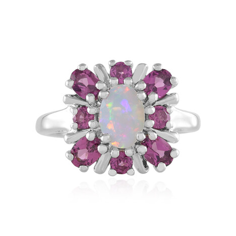 Anello in argento con Opale di Welo