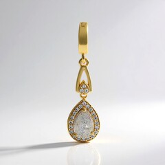 Ciondolo in argento con Labradorite rosa Maniry
