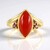 Anello in argento con Corniola (KM by Juwelo)