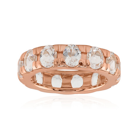 Mexikanischer Pinkfarbener Danburit-Goldring