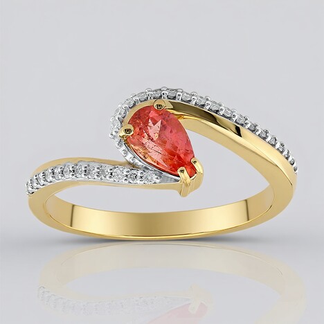 Anello in oro con Vayrynenite