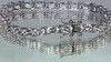 Brazalete en plata con Topacio blanco