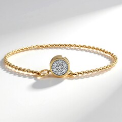 Bracciale in argento con Diamante SI1 (G)