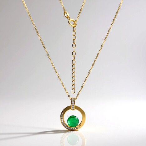 Collana in argento con Agata