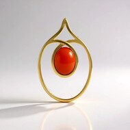 Colgante en plata con Cornalina (KM by Juwelo)
