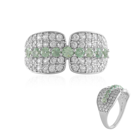 Anillo en plata con Alejandrita