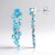 Orecchini in argento con Apatite Blu (de Melo Essence)