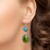 Pendientes en plata con Turquesa verde Mohave Kingman (Jones Lee)