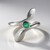 Anello in argento con Smeraldo Colombiano (MONOSONO COLLECTION)