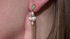 Pendientes en plata con Crisoprasa (KM by Juwelo)