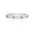 Anillo en plata con Zafiro rosado