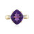 Anillo en plata con Amatista de Zambia