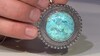 Colgante en plata con Turquesa azul del Mohave Kingman (Faszination Türkis)