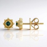 Orecchini in oro con Alessandrite Brasiliana