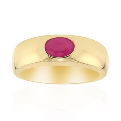 Anello in argento con Rubino