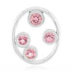 Ciondolo in argento con Tormalina Rosa Brasiliana (Pallanova)