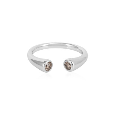 Anello in oro con Diamante Champagne I3 (KM by Juwelo)