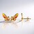 Boucles d'oreilles en argent et Topaze blanche