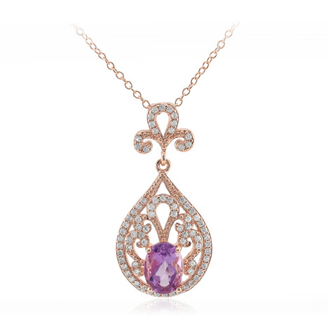 Collier en argent et Améthyste