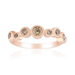 9K VS1 Argyle Rose De France Diamond Gold Ring (Annette)