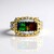 Anello in argento con Ammolite (Gems en Vogue)