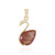 Pendentif en argent et Quartz rutile cuivré
