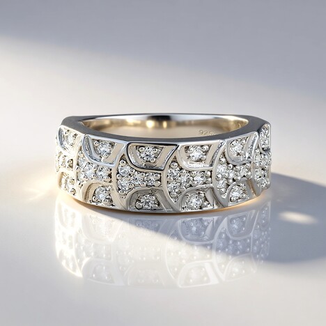 Anello in argento con Zircone