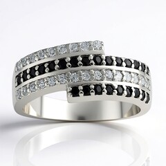 Anello in argento con Topazio Bianco