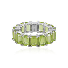 Anello in argento con Peridoto