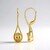 Boucles d'oreilles en argent et Béryl jaune