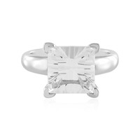 Anello in argento con Quarzo Bianco