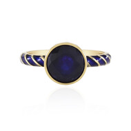 Blauer Madagaskar-Saphir-Silberring