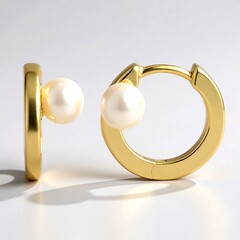 Orecchini in argento con Perla d'Acqua Dolce Bianca (Adela Silber)