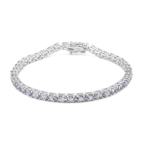 Tansanit-Silberarmband