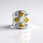 Bague en argent et Opale Welo AAA (Dallas Prince Designs)