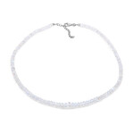 Collana in argento con Pietra di Luna Arcobaleno