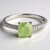 Anello in argento con Prehnite