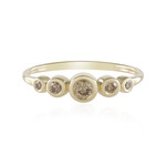 Anello in oro con Diamante Champagne I3 (de Melo Gold)