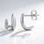Orecchini in argento con Diamante I1 (G) (Annette)