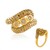 Anello in oro con Diamante Champagne I2 (KM by Juwelo)