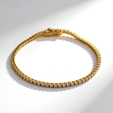 14K I1 (H) Diamond Gold Bracelet (CIRARI)