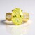 Anello in argento con Quarzo Limone