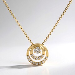 Collana in oro con Diamante I1 (H)