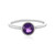 Sibirischer Amethyst-Silberring
